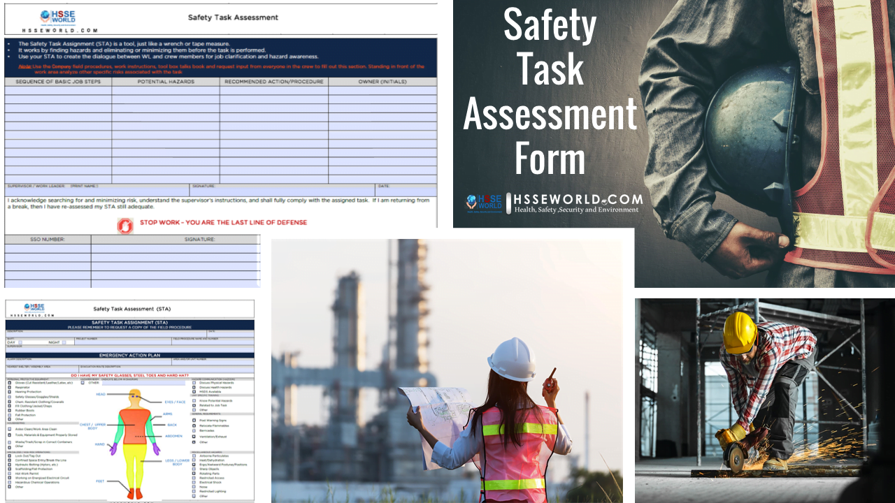 safety task assignment forms