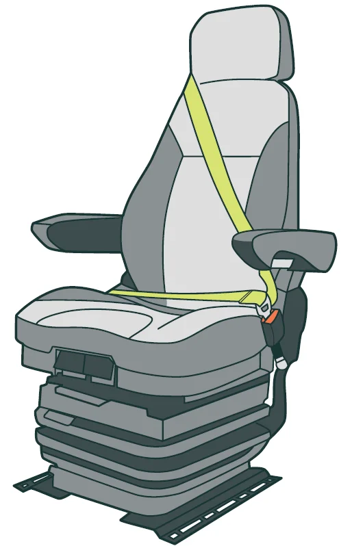 Intergrated seatbelt