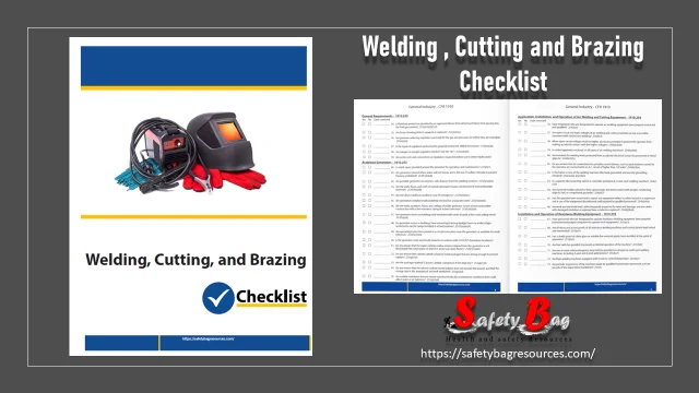 Welding, Cutting, and Brazing Checklist