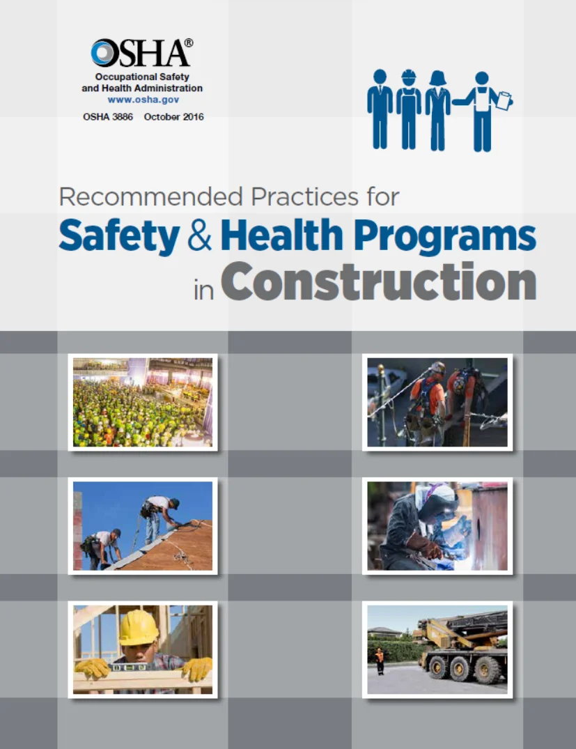 OSHA Recommended Practice of Health and safety programs in construction