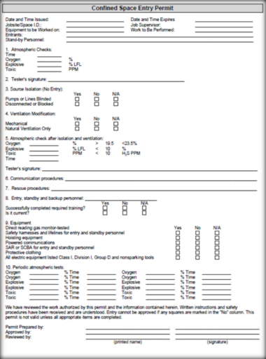 Construction Safety and Health Management Program - Safety Bag